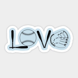 Baseball/Softball Love Sticker